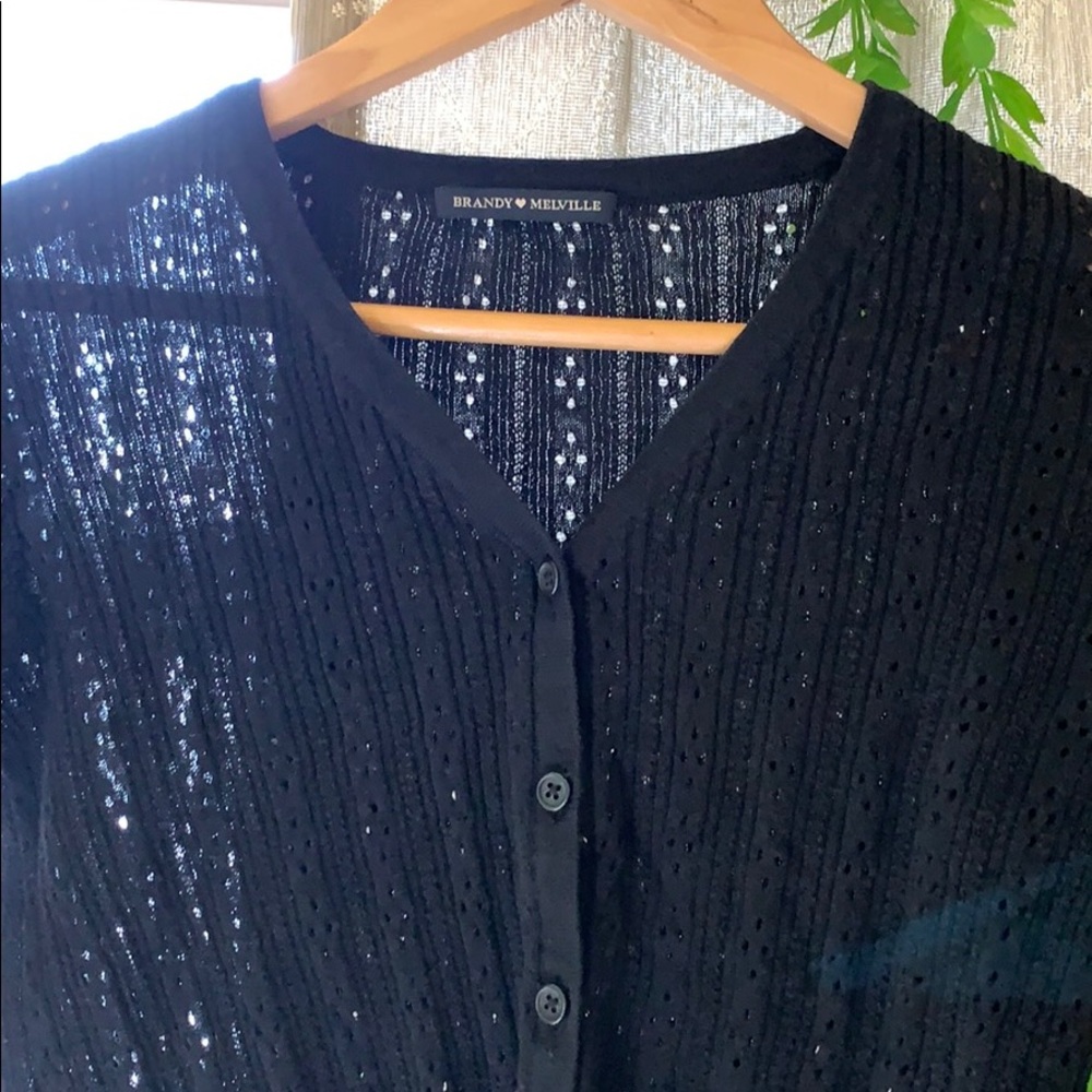 Brandy Melville Eyelet Cardigan